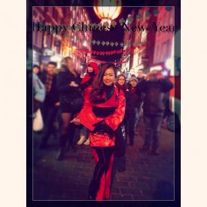 Promotion for GaLA Casino for Chinese new year 2015 at SOHO Leicester sq London England