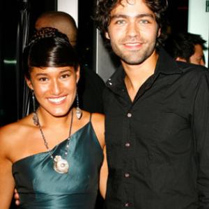 Adrian Grenier and Qorianka Kilcher at event of The 11th Hour 2007