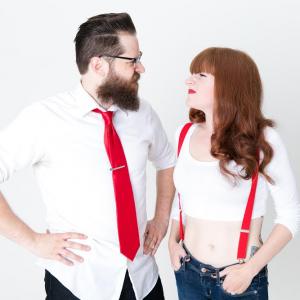 Husband and wife comedy duo Joey Bybee and Misha Reeves