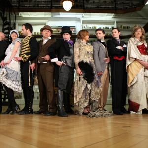 Promo pic with the cast of Sherlock Holmes and the stolen emerald