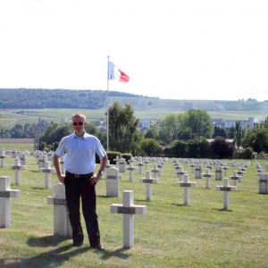 Martin Dano, French cemetery, Champagne region
