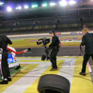 Fast Cars Super Stars(ABC) Pit Action. Watch that tire Scotty!