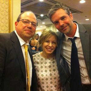 At the 2011 Leo awards with Brent Butt and Nancy Robertson