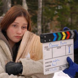 Filming The Donner Party on location in New Hampshire