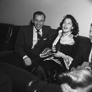 Frank Sinatra and Ava Gardner 10-30-1954