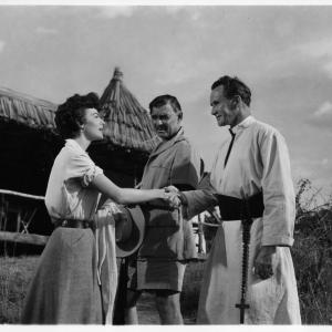 Still of Clark Gable, Ava Gardner and Denis O'Dea in Mogambo (1953)