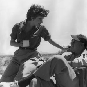 Still of John Ford and Ava Gardner in Mogambo (1953)