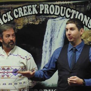 Ribbon Cutting for Black Creek Productions Im in the blue shirt and tie