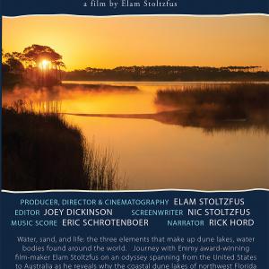 Coastal Dune Lakes: Jewels of Florida's Emerald Coast, poster and DVD cover.
