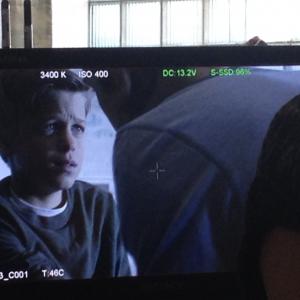 Jacob on the set of The Lost Boy
