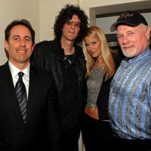 Jerry Seinfeld Howard Stern Mike Love and Beth Stern