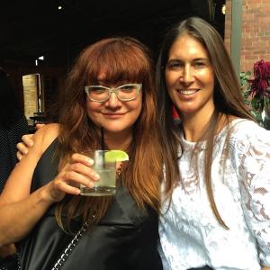 Dana Friedman (Producer, right) With Director of Learning to Drive, Isabel Coixet (left)