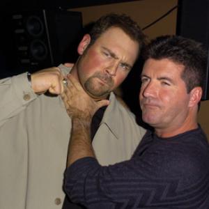Simon Cowell and Matt Rogers at event of American Idol: The Search for a Superstar (2002)