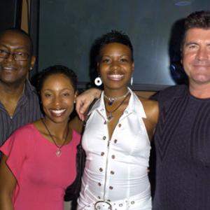 Simon Cowell, Randy Jackson, Fantasia Barrino and La Toya London at event of American Idol: The Search for a Superstar (2002)