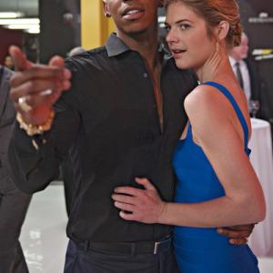 Still of Mehcad Brooks, Kate Miner and Terrence King in Necessary Roughness (2011)