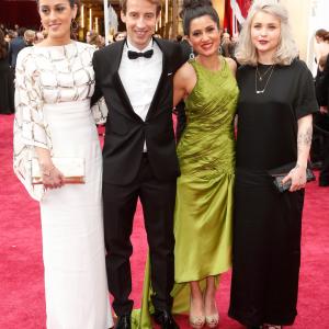 Stefan Eichenberger Talkhon Hamzavi Cheryl Graf and Nissa Kashani at event of The Oscars 2015