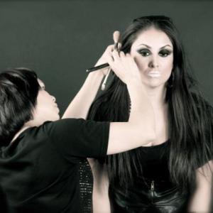 Leslie Garza Studio HD Photo shoot with the makeup artist Lizzete Robles
