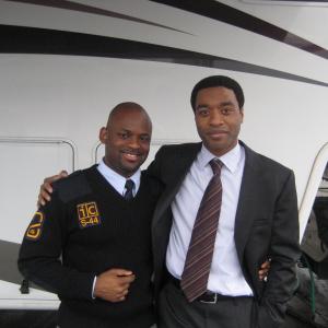 Doron Bell and Chiwetel Ejiofor after working on the feature film 