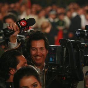 Covering Marrakech Film Festival for Nessma TV