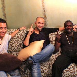 Interviewing RedOne  Akon  LA