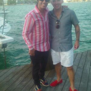Simobb interviewing Pitbull @ Miami Florida