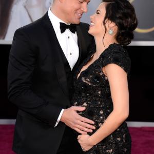 Channing Tatum and Jenna Dewan Tatum at event of The Oscars 2013
