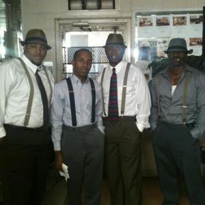 Set of film Jook Joint Blues Directed By Lorie Mitchell