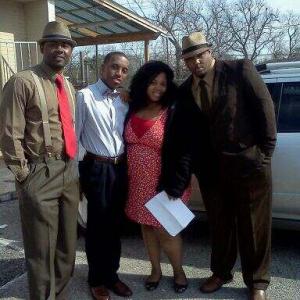 Set of film Jook Joint Blues Directed By Lorie Mitchell