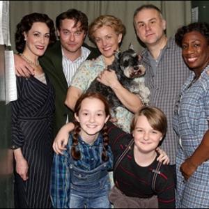 The cast of A Christmas Memory at the Irish Repertory Theatre in NYC