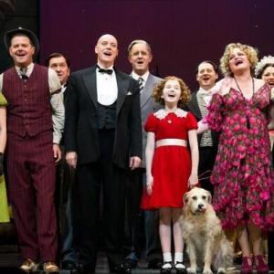 Taylor as Annie in the Broadway Revival of Annie in 2013.