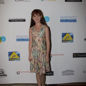 Taylor Richardson attends the closing awards ceremony at the Golden Door Film Festival where her film Jack of the Red Hearts won 7 awards.