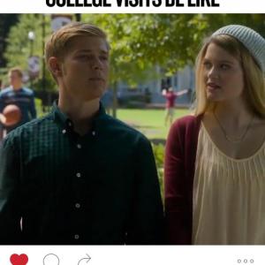 Kelly Lamor Wilson featured on MTV's official Instagram account for her role in Finding Carter.