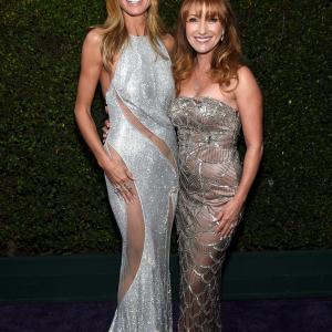 Heidi Klum and Jane Seymour at event of The Oscars 2015