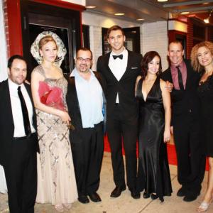 Adrian Gorbaliuk and the cast at the premier of 'Diamonds to Dust' 2013