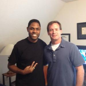 Scott Mielock with ActorComedian Quincy Carr