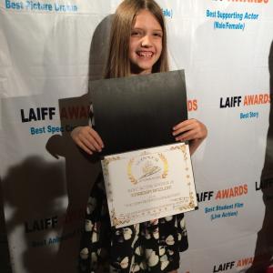 Carissa Bazler Wins Best Youth Actor at LA Indy Film Festival Awards