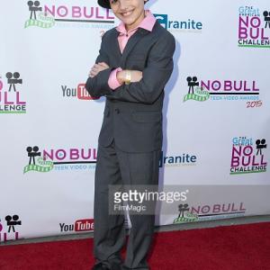 Actor Hunter Payton attends the 4th Annual YouTube No Bull Teen Video Awards at YouTube Space LA on August 8, 2015 in Los Angeles, California.