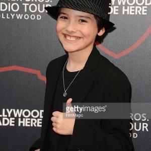 LOS ANGELES, CA - JULY 14: Actor Hunter Payton attends the Warner Bros. Studio Tour Hollywood Expansion Official Unveiling, Stage 48: Script To Screen at Warner Bros. Studios on July 14, 2015 in Los Angeles, California.