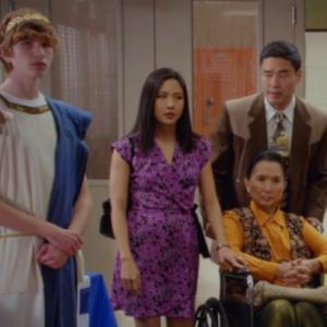 Raam Weinfeld in Fresh Off the Boat with Randall Park and Constance Wu in So Chineez 2015
