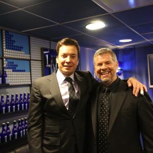 Gary Martin Hays performing as a Guest Announcer for Late Night With Jimmy Fallon.