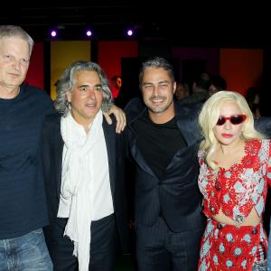 Steve Bing Mitch Glazer Arian Moayed Taylor Kinney and Lady Gaga at event of Rock the Kasbah 2015