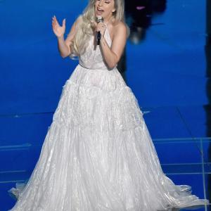 Lady Gaga at event of The Oscars 2015