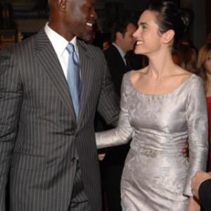 Jennifer Connelly and Djimon Hounsou at event of Kruvinas deimantas (2006)