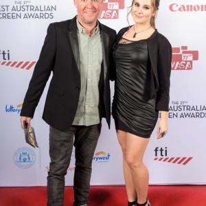 Alla Hand and PINCH director/producer Jess Asselin at the 27th Annual WA SCreen Awards