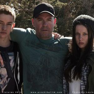 Alla Hand as Grace and Craig HydeSmith as Tommy with director Jeff Asselin