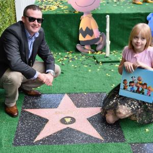 Mariel and Peanuts Movie co-writer, Cornelius Uliano, watched Snoopy get his Star on the Hollywood Walk of Fame at the ceremony on Nov. 2, 2015.
