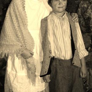 Young Smoky Dawson and his older sister for QPAC production of 