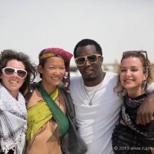With Jessi Hernreich, Sean Combs AKAPuff Daddy, and Dream Rockwell from Lucent Dossier discussing GRACE tattoo