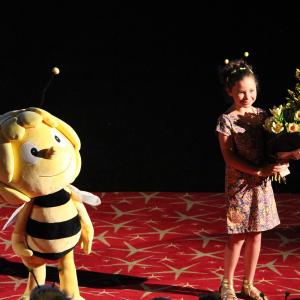 Coco Jack Gillies at the Australian premiere of Maya the Bee Movie Sydney  19 Oct 2014