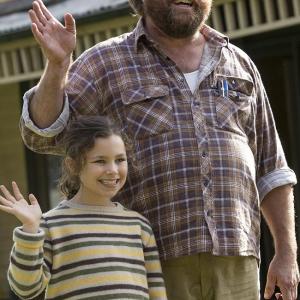 On set ... Coco Jack Gillies and Shane Jacobson are the human stars of Oddball